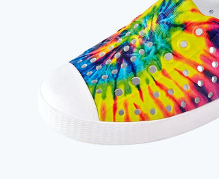 Native Jefferson Print - Shell White / Shell White / Neon Multi Tie Dye, Native, cf-size-c4, cf-size-c5, cf-size-c6, cf-size-c7, cf-size-c8, cf-size-c9, cf-type-shoes, cf-vendor-native, Jeffe
