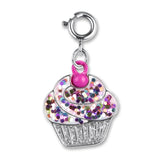 Charm It! Glitter Cupcake Charm, Charm It!, Birthday Gifts, Birthday Girl, cf-type-charms-&-pendants, cf-vendor-charm-it, Charm Bracelet, Charm It Charms, Charm It!, Charm It! Glitter Cupcake