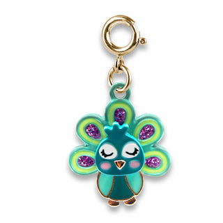 Charm It! Gold Swivel Peacock Charm, Charm It!, cf-type-charms-&-pendants, cf-vendor-charm-it, Charm Bracelet, Charm It Charms, Charm It!, Charms, High Intencity, Peacock, Charms & Pendants -