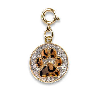 Charm It! Gold Swivel Leopard Pawprint Charm, Charm It!, cf-type-charms-&-pendants, cf-vendor-charm-it, Charm Bracelet, Charm It Charms, Charm It!, Charms, High Intencity, Leopard, Leopard Pa