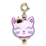 Charm It! Gold Princess Kitty Charm, Charm It!, cf-type-charms-&-pendants, cf-vendor-charm-it, Charm Bracelet, Charm It Charms, Charm It!, Charm It! Gold Princess Kitty Charm, Charms, High In