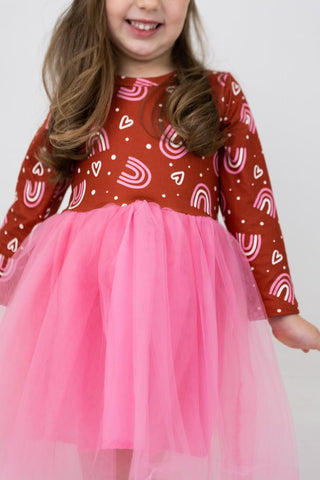 Mila & Rose Cloud 9 L/S Tutu Dress, Mila & Rose, cf-size-12-24-months, cf-size-2t, cf-size-3t, cf-type-dress, cf-vendor-mila-&-rose, Cloud 9 Twirl Dress, CM22, Mila & Rose, Mila & Rose Tutu D