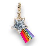 Charm It! Gold Glitter Shooting Star Charm, Charm It!, cf-type-charms-&-pendants, cf-vendor-charm-it, Charm Bracelet, Charm It Charms, Charm It!, Charm It! Gold Glitter Shooting Star Charm, C