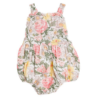 Angel Dear Traditional Floral Muslin Ruffle Bib Bubble, Angel Dear, angel Dear, Angel Dear Bubble, Angel Dear Bubble Romper, Angel dear Spring 2021, Angel Dear Traditional Floral, Angel Dear 