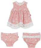 Magnetic Me Cherry Blossom Dress w/Ruffle Diaper Cover, Magnificent Baby, Black Friday, Cherry Blossom, Cyber Monday, Els PW 5060, Els PW 8258, End of Year, End of Year Sale, JAN23, Magnetic,