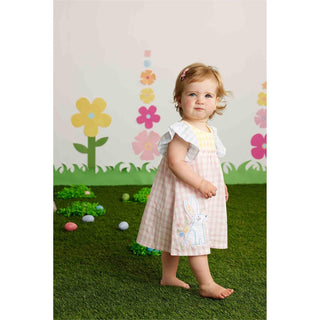 Mud Pie Easter Mixed Check Dress, Mud Pie, cf-size-3-6-months, cf-size-3t, cf-size-4t, cf-size-6-9-months, cf-type-dress, cf-vendor-mud-pie, Easter, Easter / Spring Dresses, Easter Dress, Mud