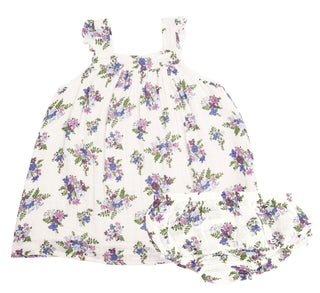 Angel Dear Lily of the Valley Muslin Sundress, Angel Dear, Angel Dear, Angel Dear Dress, Angel Dear Lily of the Valley, Angel Dear Spring 2021, Angel Dear Sundress, Angel Dear Sundress w/Diap