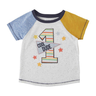 Mud Pie Birthday Boy Shirt - 1 Cool Dude, Mud Pie, 1st Birthday, Birthday, Birthday Boy, Birthday Boy Shirt, Birthday Shirt, Boys Shirt, cf-size-12-18-months, cf-type-short-sleeve-tee, cf-ven