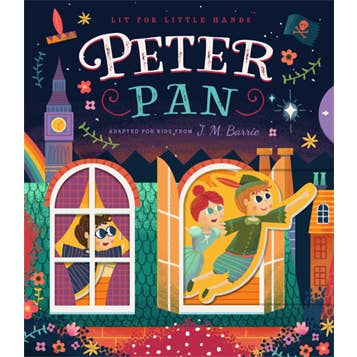 Lit for Little Hands: Peter Pan Board Book, Familius LLC, Board Book, Book, Books, Familius Board Book, Familius Lit for Little Hands, Familius Lit for Little Hands: Peter Pan Board Book, Pet