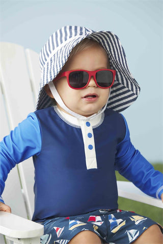 Mud Pie Stripe Hat & Sunglasses Set, Mud Pie, Boys Sun Hat, cf-type-sun-hat, cf-vendor-mud-pie, CM22, JAN23, Mud Pie, Mud Pie Hat, Mud Pie Stripe Hat & Sunglasses Set, Sun Hat, Sun Hat - Basi