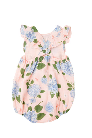Angel Dear Hydrangea Muslin Sunsuit, Angel Dear, angel Dear, Angel Dear Bubble, Angel Dear Bubble Romper, Angel Dear Hydrangea, Angel Dear Hydrangea Sunsuit, Angel dear Spring 2021, Angel Dea