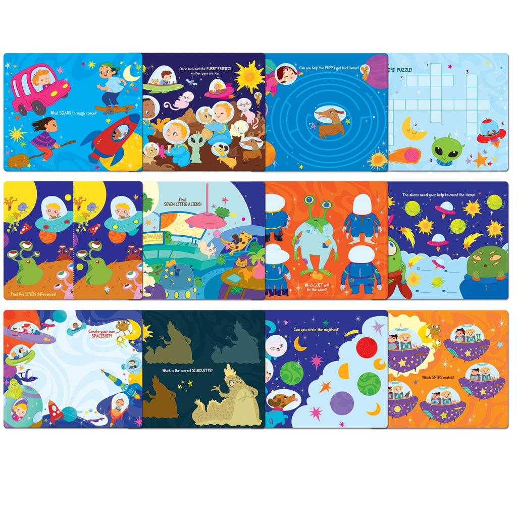 Dry Erase Activities to Go Space Adventure Basically Bows & Bowties