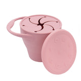 BapronBaby Silicone Collapsible Snack Cup - Blush, BapronBaby, Bapronbaby, cf-type-cup, cf-vendor-bapronbaby, CM22, Collapsible, Collapsible Cup, Cup, Easter Basket, EB Girls, Silicone, Snack