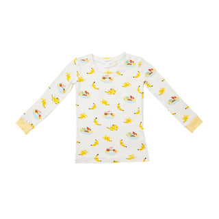 Angel Dear Banana Split Lounge Wear Set, Angel Dear, angel Dear, Angel Dear Banana Split, Angel Dear Fall 2021, Angel Dear Lounge Wear Set, Angel Dear loungewear, Angel Dear Pajama Set, Angel