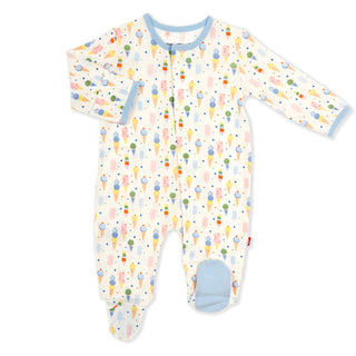 Magnetic Me Ice Ice Cream Baby Modal Magnetic Footie, Magnificent Baby, Baby Gift, Baby Girl, Baby Shower, Baby Shower Gift, Footie, Ice Cream Footie, JAN23, Magnetic, Magnetic Me, Magnetic M
