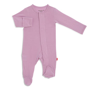 Magnetic Me Fragrant Lilac Solid Modal Magnetic Footie, Magnificent Baby, Baby Shower, Baby Shower Gift, cf-size-0-3-months, cf-size-12-18-months, cf-size-3-6-months, cf-size-6-9-months, cf-s