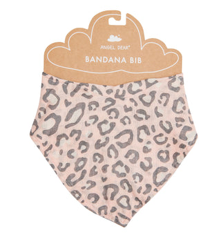 Angel Dear Pink Leopard Muslin Bandana Bib, Angel Dear, angel Dear, Angel Dear Bandana Bib, Angel Dear Pink Leopard, Angel Dear Pink Leopard Muslin Bandana Bib, Angel dear Spring 2021, CM22, 