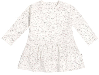 Miles Baby Off White Be kind Rewind L/S Knit Dress, Miles Baby, cf-size-5, cf-type-dress, cf-vendor-miles-baby, Cyber Monday, Els PW 8258, End of Year, End of Year Sale, Knit Dress, Miles Bab