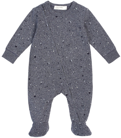 Miles Baby Dark Blue Knit One Piece Romper, Miles Baby, Baby Jogger Pants, Cyber Monday, Els PW 5060, Els PW 8258, End of Year, End of Year Sale, Jogger Pants, Miles Baby, Miles Baby Boy, Mil