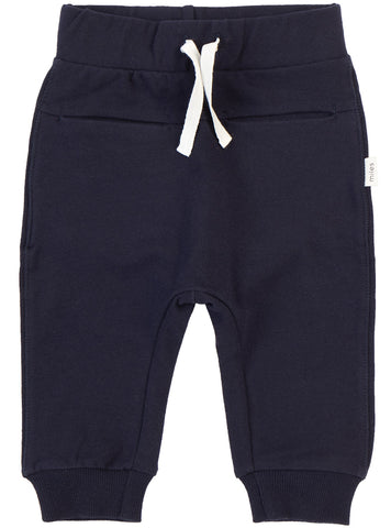 Miles Baby Navy Unisex Jogger Pants-Infant, Miles Baby, Baby Jogger Pants, Cyber Monday, Els PW 8258, End of Year, End of Year Sale, Infant Joggers, Jogger Pants, Miles Baby, Miles Baby Boy, 