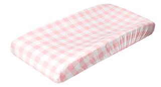 Copper Pearl London Diaper Changing Pad Cover, Copper Pearl, Changing Pad Cover, Copper Pearl Diaper Changing Pad Cover, Copper Pearl Diaper Pad Cover, Copper PEarl Gingham, Copper Pearl Lond