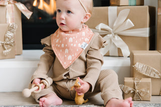 Copper Pearl Jane Bandana Bib Set, Copper Pearl, All Things Holiday, Baby Shower, Baby Shower Gift, Bandana Bib Set, Bandana Bibs, Bandanna Bibs, Christmas Bib, Copper Pearl, Copper Pearl Ban