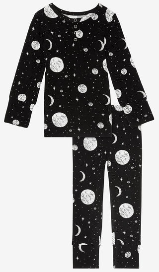 Posh Peanut Riley Cuffed Loungewear with Snaps, Posh Peanut, Cyber Monday, Outer Space, Outer Space Pajama, Pajama, Pajamas, Posh Peanut, Posh Peanut Outer Space, Posh Peanut Pajama, Posh Pea