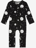 Posh Peanut Riley Cuffed Henley Romper, Posh Peanut, Cyber Monday, Outer Space, Posh Peanut, Posh Peanut Henley, Posh Peanut Henley Button Romper with Pocket, Posh Peanut Outer Space, Posh Pe