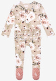 Posh Peanut Sienna Floral Ruffled Zippered Footie, Posh Peanut, Cyber Monday, Footie with Zipper, Posh Peanut, Posh Peanut Floral Footie, Posh Peanut Footie, Posh Peanut Footie with Zipper, P