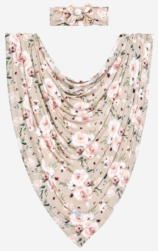 Posh Peanut Sienna Floral Swaddle & Headband Set, Posh Peanut, Cyber Monday, Posh Peanut, Posh PEanut Rose, Posh Peanut Sienna Floral, Posh Peanut Sienna Floral Swaddle & Headband Set, Posh P