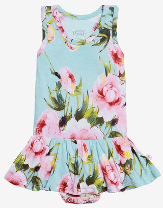 Posh Peanut Carolina Floral Racerback with Twirl Skirt Bodysuit, Posh Peanut, Infant Girls, Posh Peanut, Posh Peanut Carolina Floral, Posh Peanut Carolina Floral Racerback with Twirl Skirt Bo