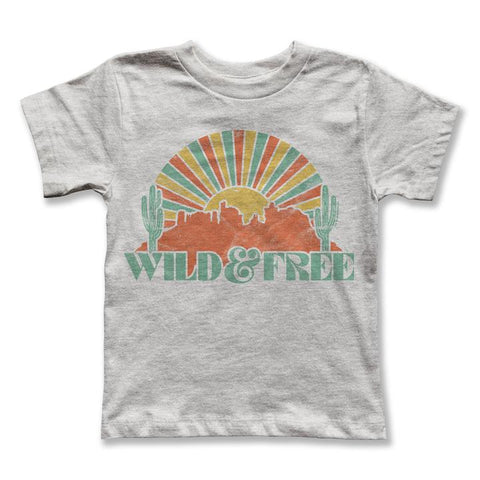 Rivet Apparel Wild & Free Tee, Rivet Apparel Co., Cactus, Cactus Teether, Rivet Apparel, Wild & Free Tee,  - Basically Bows & Bowties