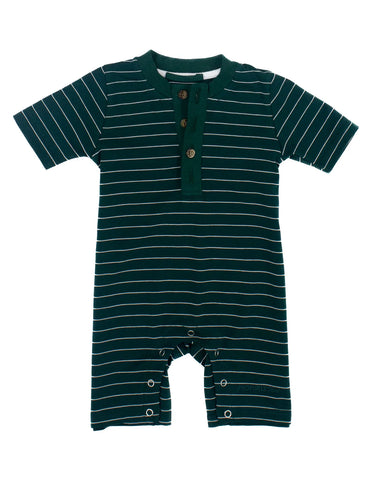 Properly Tied LD Baby Kennon Henley Longall in Hunter Green, Properly Tied, cf-size-12-months, cf-size-18-months, cf-size-6-9-months, cf-type-baby-&-toddler-outfits, cf-vendor-properly-tied, 
