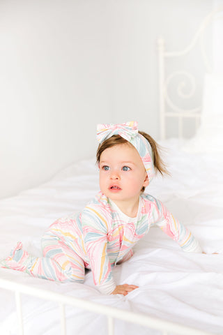 Magnetic Me Twirls & Swirls Modal Magnetic Footie, Magnificent Baby, Baby Gift, Baby Girl, Baby Shower, Baby Shower Gift, cf-size-18-24-months, cf-type-footie, cf-vendor-magnificent-baby, CM2