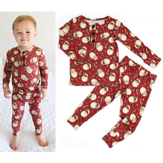 Gigi and Max Kris 2pc Pajama Set, Gigi and Max, 2pc Pajama Set, All Things Holiday, Bamboo Pajama, cf-size-24-months, cf-type-pajama-set, cf-vendor-gigi-and-max, Christmas, Christmas Pajama, 