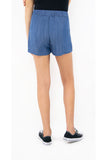 Tractr Girls Pleated Chambray Short (7-14), Tractr, cf-size-12, cf-size-14, cf-type-shorts, cf-vendor-tractr, CM22, Denim Shorts, Els PW 5060, Shorts, Summer Sale, Tractr, Tractr (7-14), Trac