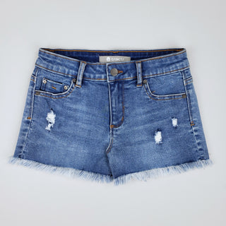 Tractr 5 Pocket Fray Hem Shorts (4-6X), Tractr, CM22, Denim, Denim Shorts, Tractr, Tractr 4-6X, Tractr 5 Pocket Fray Hem Shorts, Tractr 5 Pocket Fray Hem Shorts (4-6X), Tractr Girls, Tractr J