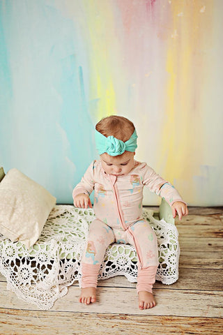 Two Peas Clothing Co Mermaids Convertible Romper, Two Peas Clothing Co, cf-size-2t, cf-type-romper, cf-vendor-two-peas-clothing-co, CM22, Convertible Romper, Mermaid, MErmaids, Two Peas Cloth