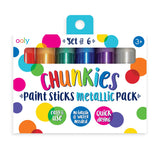 Ooly Chunkies Paint Sticks: Metallic - Set of 6, Ooly, Arts, Arts & Crafts, Arts and Crafts, cf-type-arts-&-crafts, cf-vendor-ooly, Chunkies, Metallic Paint Sticks, Ooly, Ooly Chunkies, Ooly 