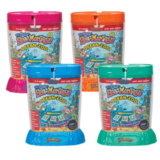 The Amazing Live Sea-Monkeys - Sea-Monkey Ocean Zoo, Sea-Monkeys, Schylling, Sea-Monkeys, Toys, Science & Exploration Sets - Basically Bows & Bowties