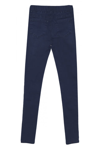 Tractr Dark Indigo Pull-On Jegging (4-6X), Tractr, cf-size-4, cf-type-jeans, cf-vendor-tractr, Denim, Girls Jeggings, Jeans, Jeggings, Tractr, Tractr Dark Indigo, Tractr Dark Indigo Pull-On J