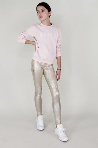 Tractr Verna Champagne Iridescent Pull On Skinny Jegging, Tractr, cf-size-10, cf-size-12, cf-size-14, cf-type-jeans, cf-vendor-tractr, Champagne Iridescent Pull On Skinny Jegging, Denim, Jean