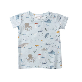 Angel Dear Deep Blue Explorer S/S Loungewear Set, Angel Dear, Angel Dear, Angel Dear Deep Blue Explorer, Angel Dear Loungewear Set, Angel Dear Pajama Set, Angel Dear Pajamas, Angel Dear SS22,