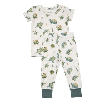 Angel Dear Sea Turtles S/S Loungewear Set, Angel Dear, Angel Dear, Angel Dear Loungewear Set, Angel Dear Pajama Set, Angel Dear Pajamas, Angel Dear SS23, cf-size-5, cf-size-6, cf-type-pajama-