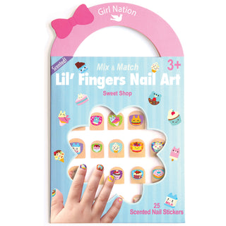 Lil' Finger Nail Art Stickers, The Piggy Store, Lil' Finger Nail Art Stickers, Nail Polish, Nail Polish Sticker, Nail Stickers, Sticker for Nail, The Piggy store, Nail Polish - Basically Bows