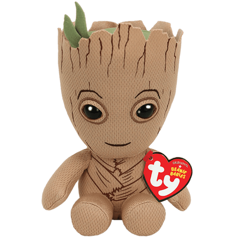 Ty Groot from Marvel Plush, Ty Inc, cf-type-stuffed-animal, cf-vendor-ty-inc, Groot, Groot from Marvel, Marvel, Marvel Comics, Plush Doll, Ty, Ty Stuffed Animal, Stuffed Animal - Basically Bo
