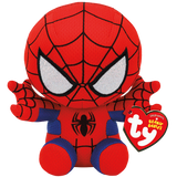 Ty Spiderman from Marvel Plush - Small, Ty Inc, Marvel, Marvel Comics, Plush Doll, Spiderman, Spiderman Plush, Ty, Ty Spiderman, Ty Spiderman from Marvel Plush - Small, Ty Stuffed Animal, Stu