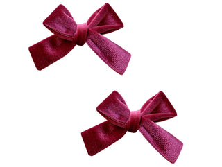 Baby Bling Velvet Clip Set - Winterberry, Baby Bling, Baby Bling, Baby Bling Clip 2 Pack, Baby Bling Clip Set, Baby Bling Clip Sets, Baby Bling Clippie, Baby bling Clips, Baby Bling Holiday, 