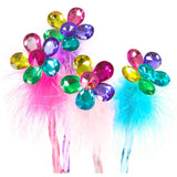 Colorful Flower Gem Fluffy Pen, Great Pretenders, Arts & Crafts, Flower Pen, Fluffy Pen, Gift, gifts for tweens, Great Pretenders, Pen, Pens, Stocking Stuffer, Pens - Basically Bows & Bowties