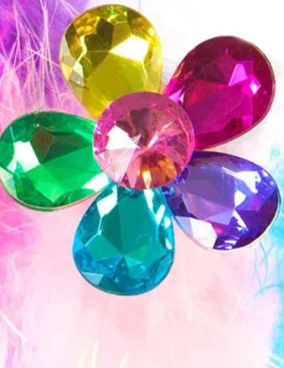 Colorful Flower Gem Fluffy Pen, Great Pretenders, Arts & Crafts, Flower Pen, Fluffy Pen, Gift, gifts for tweens, Great Pretenders, Pen, Pens, Stocking Stuffer, Pens - Basically Bows & Bowties